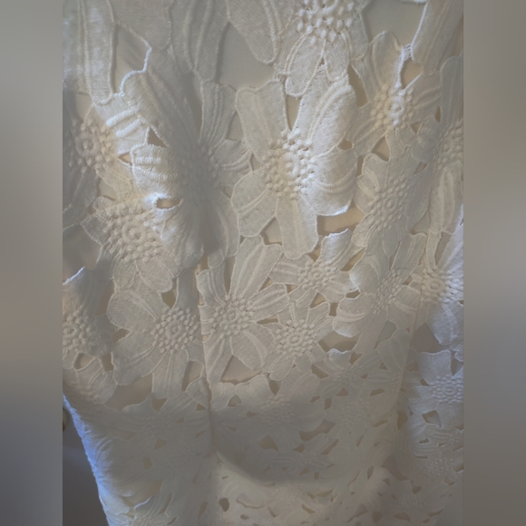 Ann Taylor Floral Cutout Dress Size 6P - Picture 5 of 9